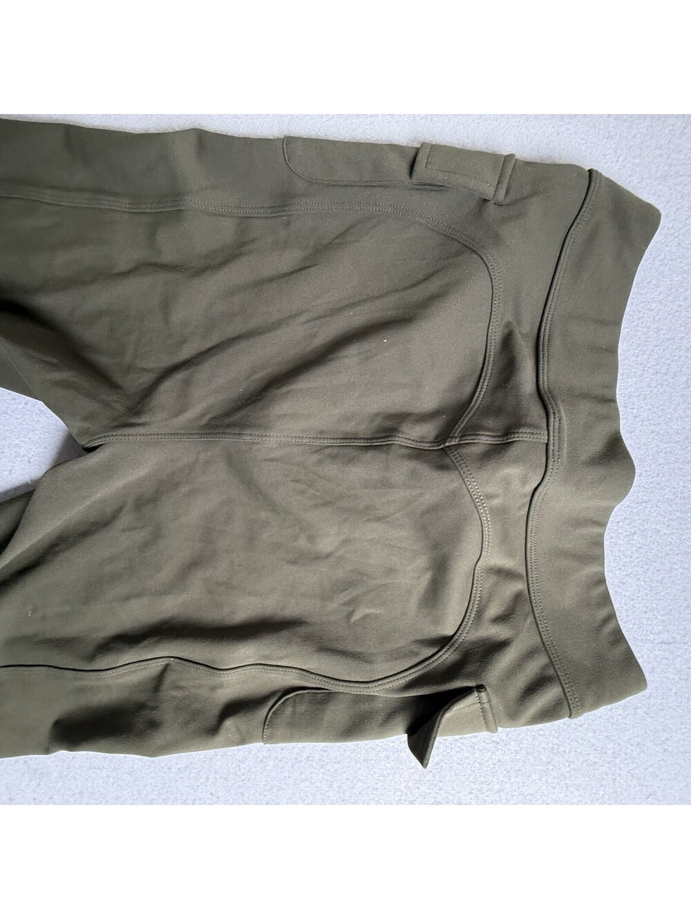 Halara Flare Pants Small Women Medium Olive Green Pocket High Rise Yoga Leggings - Picture 7 of 7